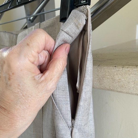 VINTAGE CHANEL WIDE Stylish Gray Dress Pants - Picture 4 of 16